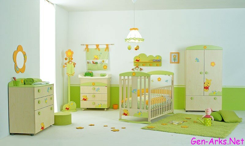 erkek-bebek-odası-yeşil